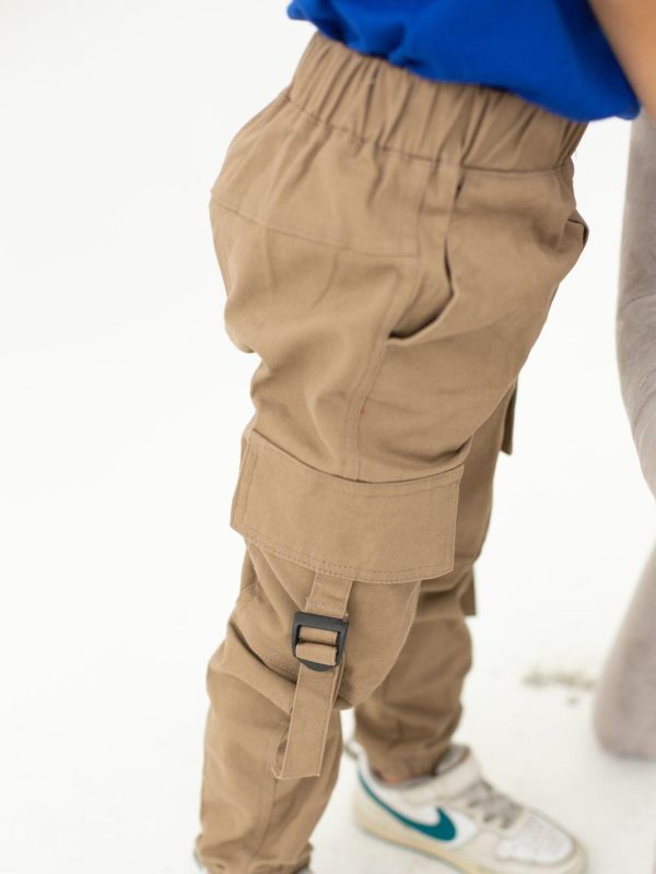 Minicottons Celana Chinos Cargo Anak Laki-laki Usia 1-12 Tahun / Celana Panjang Anak / Celana Anak Cargo Katun Kids - Image 3