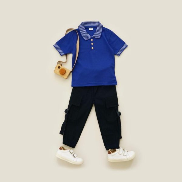 Minicottons Celana Chinos Cargo Anak Laki-laki Usia 1-12 Tahun / Celana Panjang Anak / Celana Anak Cargo Katun Kids - Image 8