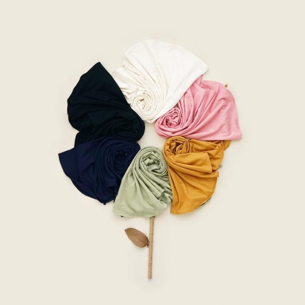 Minicottons Pashmina Instant Hijab Anak Perempuan & Dewasa Muslim Kerudung - Image 3