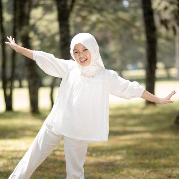 MINI COTTONS Hijab Instan Anak Perempuan Muslim Kerudung Bayi - Image 3