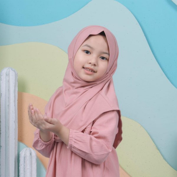 MINI COTTONS Hijab Instan Anak Perempuan Muslim Kerudung Bayi - Image 7