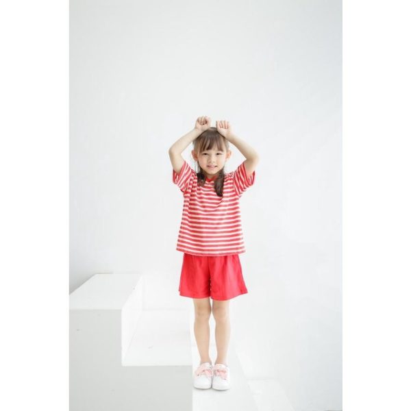 Mini Cottons Oversized Striped Kids Set Setelan Anak Fashion - Image 7