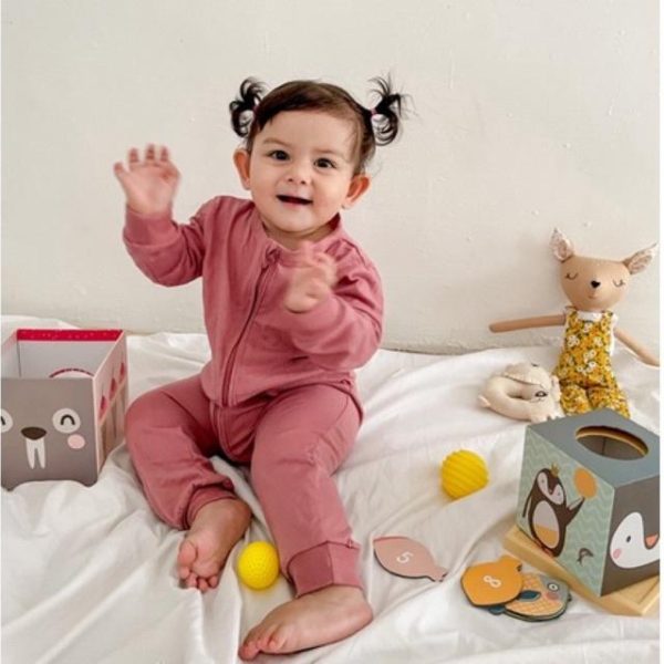 MINI COTTONS BABY Sleepsuit Jumper Bayi Piyama bayi Cotton Newborn Tidur Unisex - Image 2