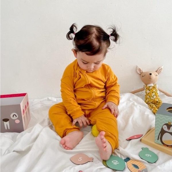 MINI COTTONS BABY Sleepsuit Jumper Bayi Piyama bayi Cotton Newborn Tidur Unisex - Image 3