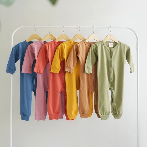 MINI COTTONS BABY Sleepsuit Jumper Bayi Piyama bayi Cotton Newborn Tidur Unisex - Image 6