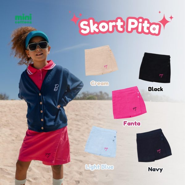 Minicottons Girls Skort Pita Rok Anak Perempuan 1-12 Tahun - Image 2