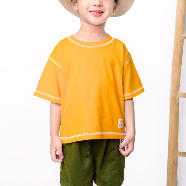 Minicottons Kaos Overtee Tshirt Kaos Oversize Anak Unisex 1-12 Tahun - Image 5