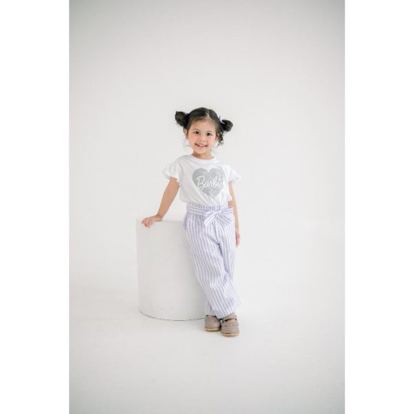 Minicottons Celana Kulot Salur Stripe Anak Perempuan Usia 1-12 Tahun / Celana Panjang Anak / Celana Kulot Anak - Image 4