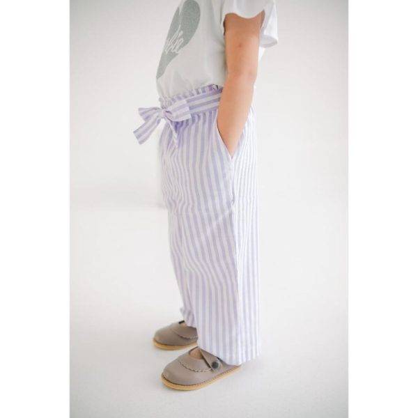 Minicottons Celana Kulot Salur Stripe Anak Perempuan Usia 1-12 Tahun / Celana Panjang Anak / Celana Kulot Anak - Image 6