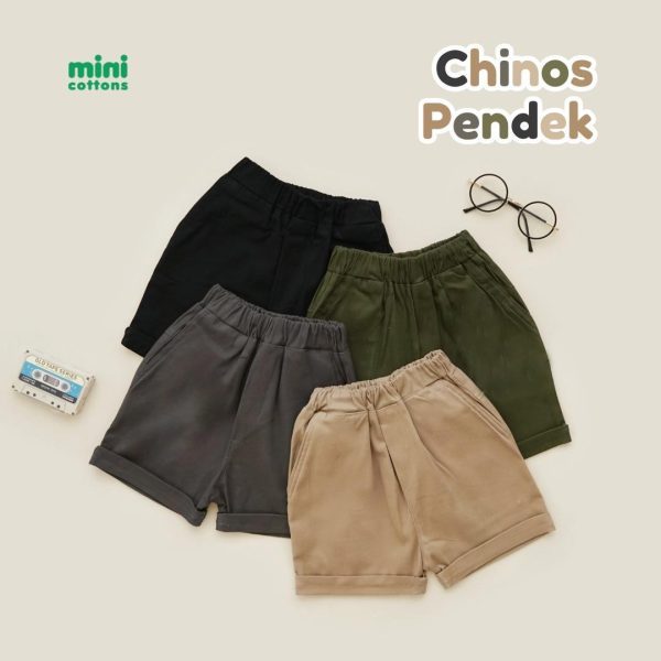 MINI COTTONS Kids Chinos Celana Pendek Anak Laki laki Fashion - Image 3