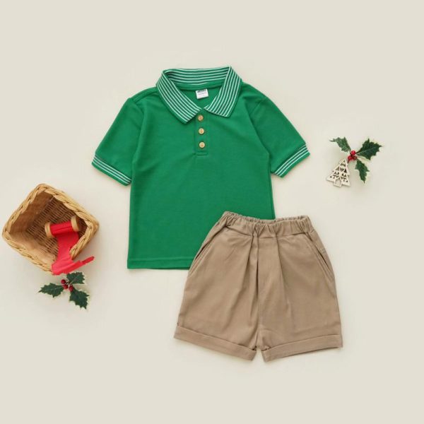 MINI COTTONS Kids Chinos Celana Pendek Anak Laki laki Fashion - Image 5