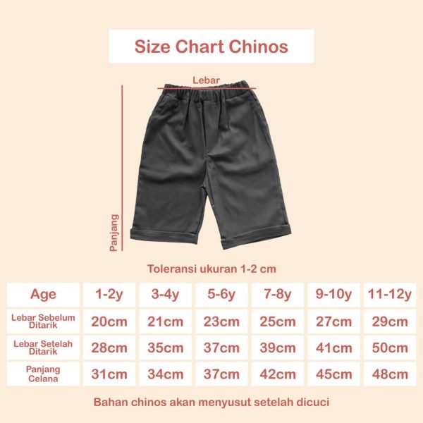 MINI COTTONS Kids Chinos Celana Pendek Anak Laki laki Fashion - Image 6