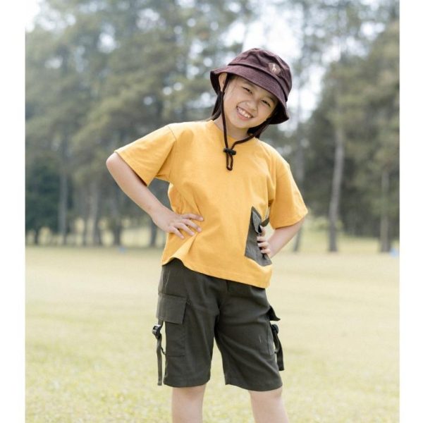 Minicottons Celana Chinos Kargo Pendek Cargo Anak Laki-laki Usia 1-12 Tahun / Celana Pendek Anak - Image 3