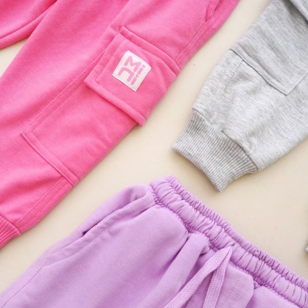 MINI COTTONS Jogger Cargo Celana Baju Anak Unisex 2-12 Tahun - Image 8