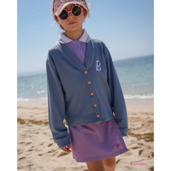 Barbie x Minicottons Cardigan Anak Knitwear Anak 2-12 Tahun - Image 2
