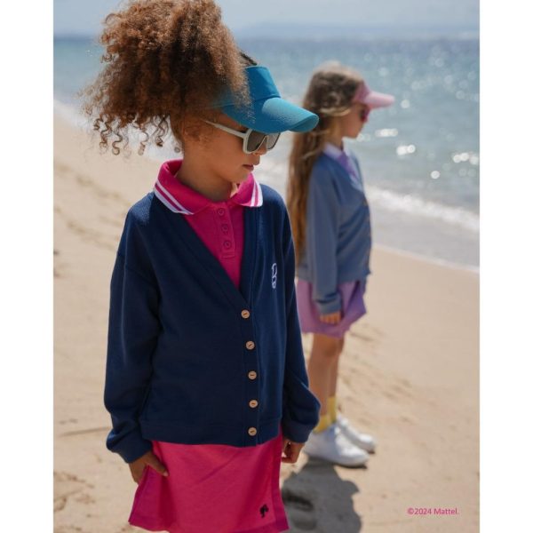 Barbie x Minicottons Cardigan Anak Knitwear Anak 2-12 Tahun - Image 3