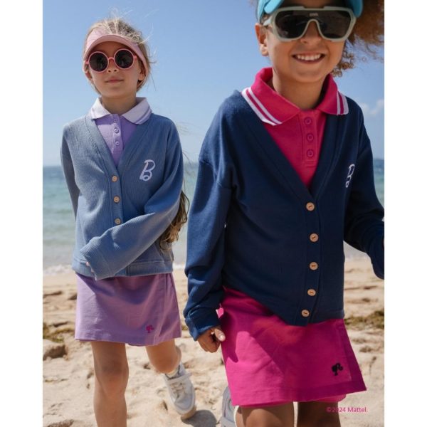 Barbie x Minicottons Cardigan Anak Knitwear Anak 2-12 Tahun - Image 4