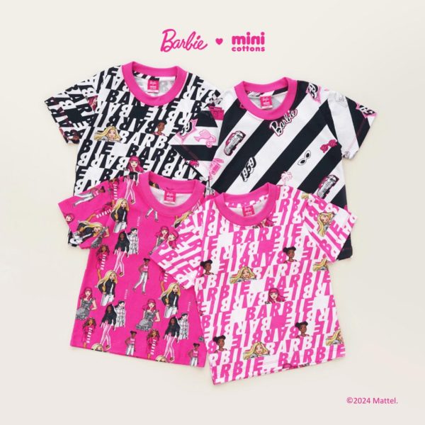Barbie x Minicottons Vol 2 Fullprint Kaos Tshirt Kaos Baju Anak Perempuan 2-12 Tahun - Image 5