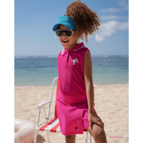 Minicottons Polo Shirt Sleeveless Kutung Barbie Baju Anak Perempuan 2-12 Tahun - Image 3