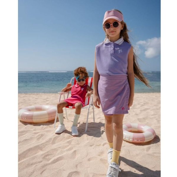 Minicottons Polo Shirt Sleeveless Kutung Barbie Baju Anak Perempuan 2-12 Tahun - Image 5