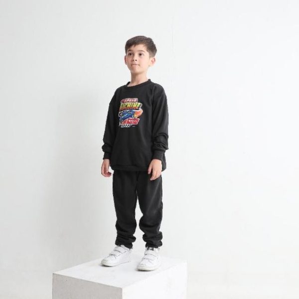 Hot Wheels x Minicottons Sweater Set Setelan Anak Laki Laki Hotwheels 2-12 Tahun - Image 3