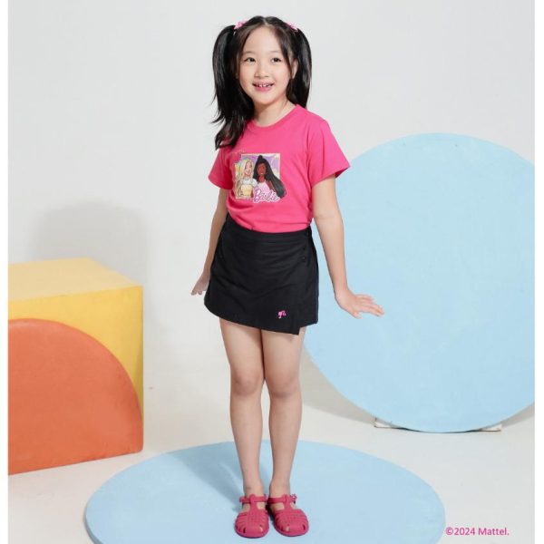 Barbie x Minicottons Girls Skort Rok Anak Perempuan 2-12 Tahun - Image 6