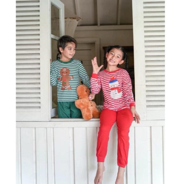 Minicottons Piyama Natal Anak Christmas Pajamas Baju Celana Fashion Fashion - Image 4