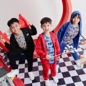 SALE Hot Wheels x Minicottons Hoodie Zipper Jaket Hotwheels Anak Laki Laki 2-12 Tahun