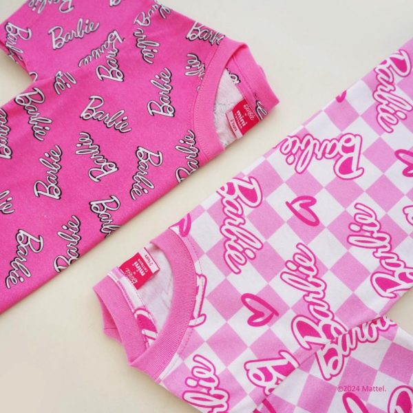 Barbie x Minicottons Fullprint Tshirt Kaos Anak Perempuan 2-12 Tahun - Image 8