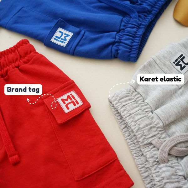 Minicottons Boys Short Pants Celana Pendek Cargo Anak Laki Laki 2-12 Tahun - Image 2