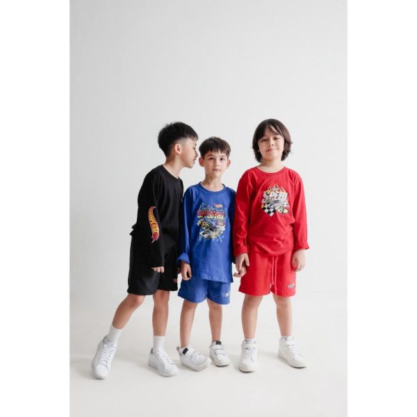 SALE Hot Wheels x Minicottons Longsleeve Tshirt Kaos Lengan Panjang Hotwheels Anak Laki Laki 2-12 Tahun - Image 5