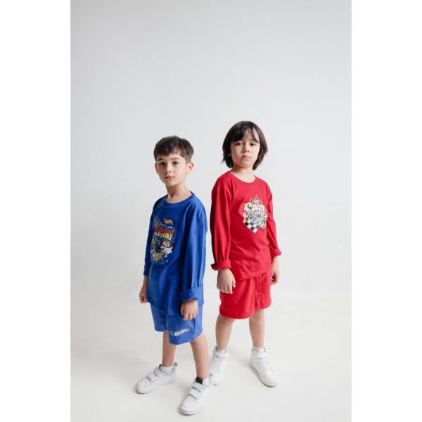 SALE Hot Wheels x Minicottons Longsleeve Tshirt Kaos Lengan Panjang Hotwheels Anak Laki Laki 2-12 Tahun - Image 6