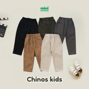 MINI COTTONS Chinos Celana Panjang Anak Laki laki Fashion
