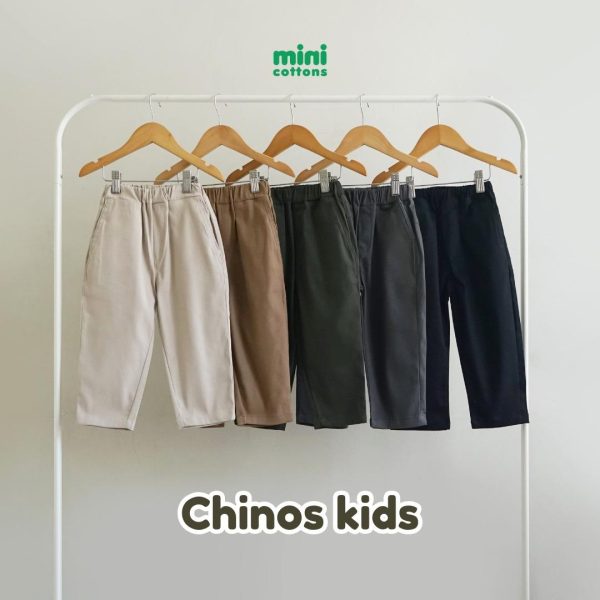 MINI COTTONS Chinos Celana Panjang Anak Laki laki Fashion - Image 2