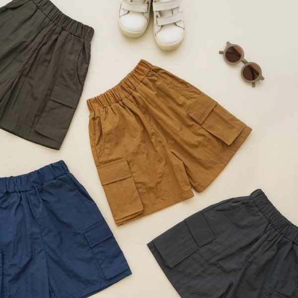 [CLEARANCE SALE] Minicottons Celana Pendek Cargo Pants Anak Unisex 1-12 Tahun Parasut Bayi Katun - Image 6