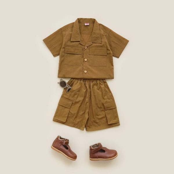 [CLEARANCE SALE] Minicottons Celana Pendek Cargo Pants Anak Unisex 1-12 Tahun Parasut Bayi Katun - Image 8