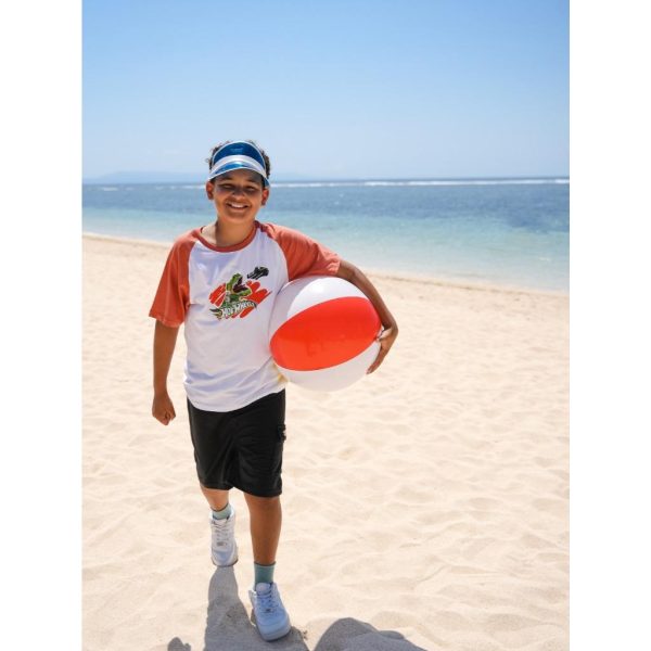 SALE Hot Wheels x Minicottons Raglan Graphic Tshirt Kaos Baju Anak Laki Laki 2-12 Tahun - Image 4