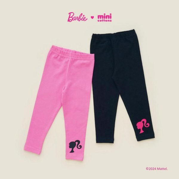 Barbie x Minicottons Celana Legging Anak Perempuan 2-12 Tahun - Image 7