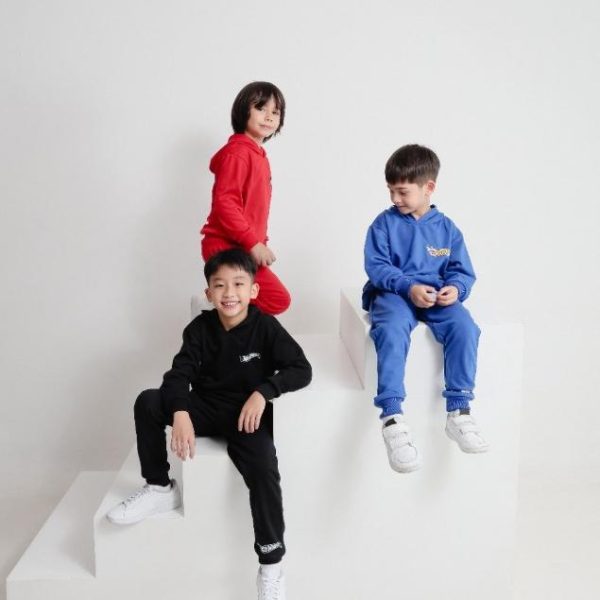 SALE Hot Wheels x Minicottons Setelan Hoodie Set Hotwheels Anak Laki Laki 2-12 Tahun - Image 3