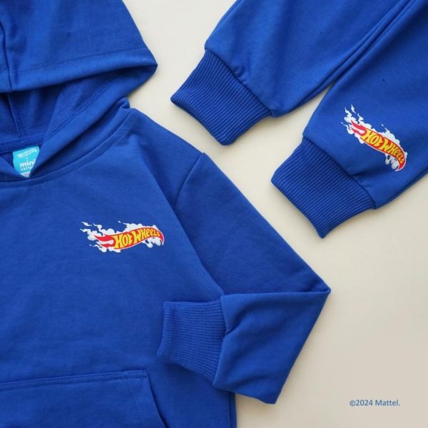 SALE Hot Wheels x Minicottons Setelan Hoodie Set Hotwheels Anak Laki Laki 2-12 Tahun - Image 7