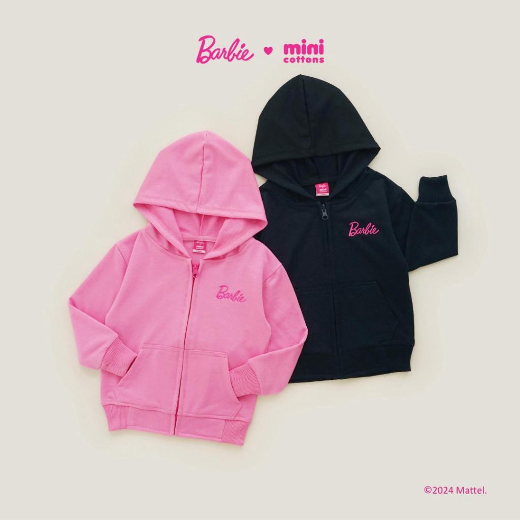 Barbie x Minicottons Jacket Hoodie Zipper Top 2-12 Years - Image 3