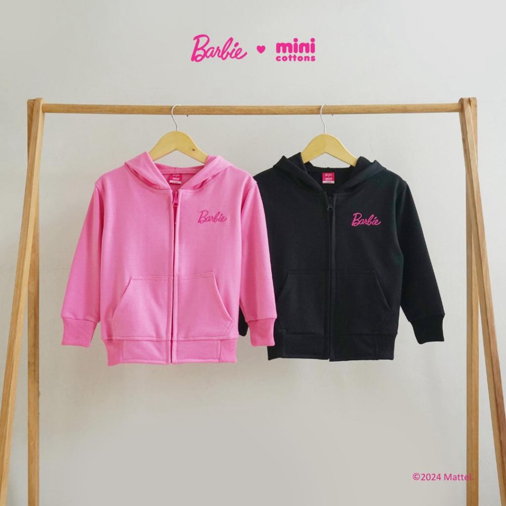 Barbie x Minicottons Jacket Hoodie Zipper Top 2-12 Years - Image 4