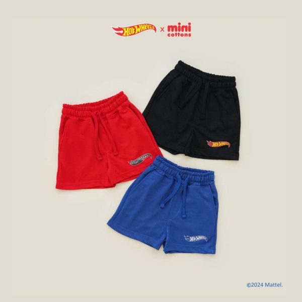 SALE Hot Wheels x Minicottons Boys Short Pants Celana Pendek Hotwheels Anak Laki Laki 2-12 Tahun - Image 3