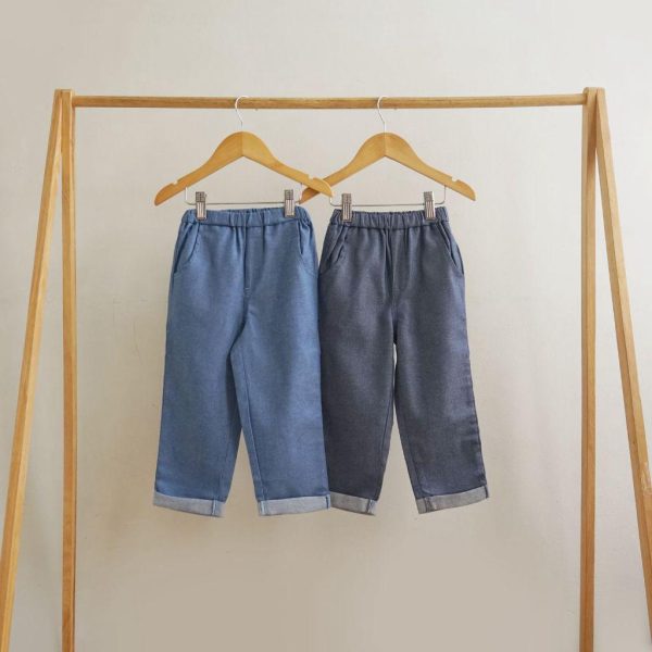 Minicottons Celana Baggy Denim Jeans Pants look Anak 1-12 Tahun - Image 5