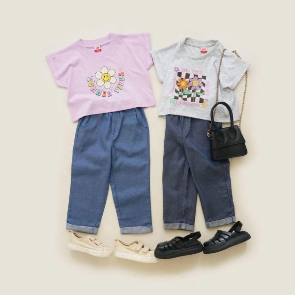 Minicottons Celana Baggy Denim Jeans Pants look Anak 1-12 Tahun - Image 7