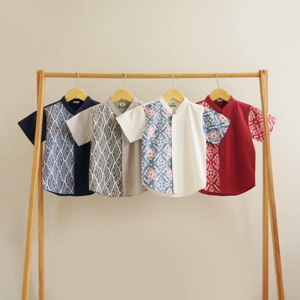 Minicottons Kemeja Batik Anak Kemeja Koko Anak 1-12 Tahun Muslim Panjang - Image 5