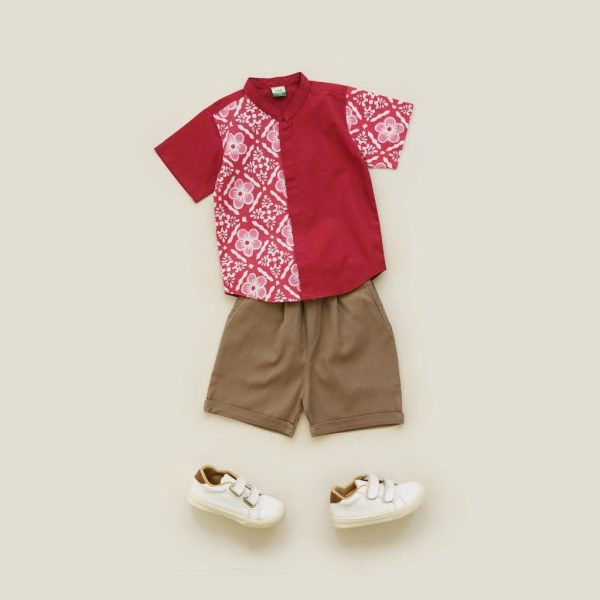 Minicottons Kemeja Batik Anak Kemeja Koko Anak 1-12 Tahun Muslim Panjang - Image 6