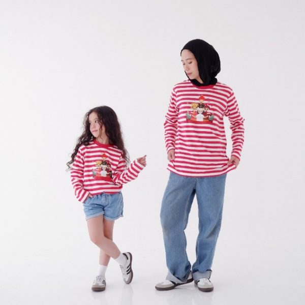 Mini Cottons Unisex Long Sleeve Tshirt Polo Shirt Indonesia 17an Merdeka Series 1-12 Tahun - Image 7
