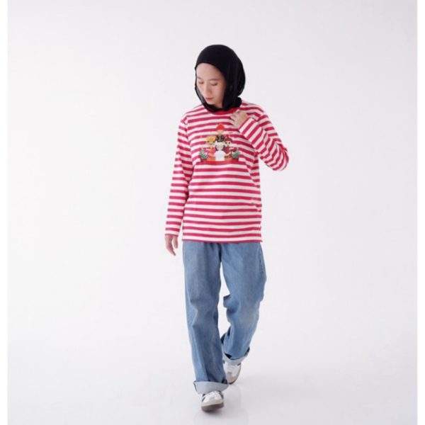 Mini Cottons Unisex Long Sleeve Tshirt Polo Shirt Indonesia 17an Merdeka Series 1-12 Tahun - Image 9