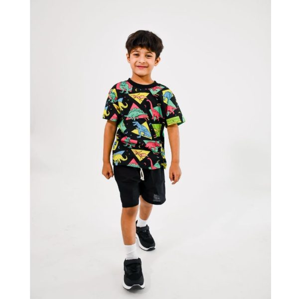 MINI COTTONS Kaos Anak Unisex Dino Fullprint Kids Tshirt 100% Katun 1-12 Tahun - Image 6